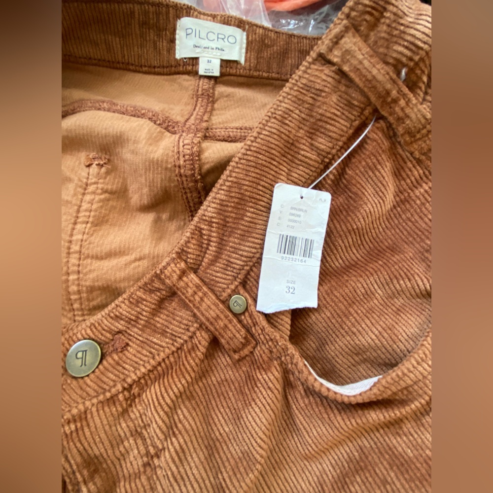 anthropologie The Scotty Cuffed High-Rise Straight-Leg Jeans by Pilcro 32 - Picture 4 of 6